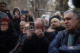 مراسم تشییع رضا رویگری