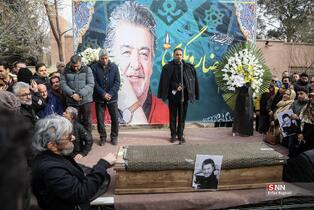 مراسم تشییع رضا رویگری