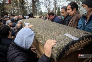 مراسم تشییع رضا رویگری