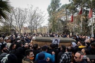 مراسم تشییع رضا رویگری