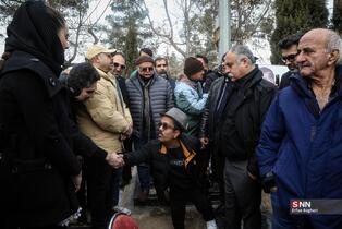 مراسم تشییع رضا رویگری