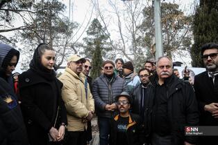 مراسم تشییع رضا رویگری