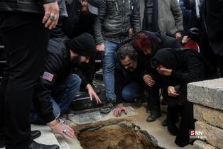 مراسم تشییع رضا رویگری