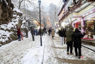 بارش برف در شمال شهر پایتخت