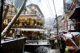 بارش برف در شمال شهر پایتخت