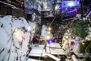 بارش برف در شمال شهر پایتخت