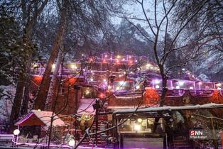 بارش برف در شمال شهر پایتخت