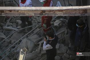 حمله آمریکایی - صهیونیستی به ساختمان مسکونی در خیابان مجاهدین اسلام