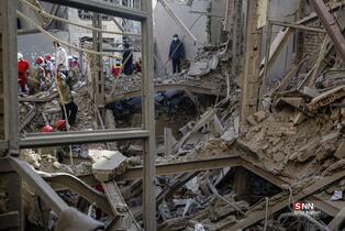 حمله آمریکایی - صهیونیستی به ساختمان مسکونی در خیابان مجاهدین اسلام