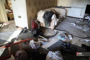 حمله آمریکایی - صهیونیستی به ساختمان مسکونی در خیابان مجاهدین اسلام