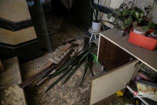 حمله آمریکایی - صهیونیستی به ساختمان مسکونی در خیابان مجاهدین اسلام