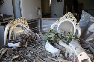 حمله آمریکایی - صهیونیستی به ساختمان مسکونی در خیابان مجاهدین اسلام