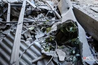 حمله آمریکایی - صهیونیستی به ساختمان مسکونی در خیابان مجاهدین اسلام