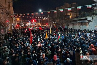 عکس وداع شهید رئیسی