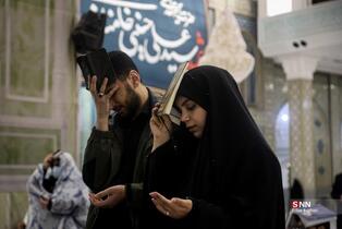 مراسم احیاء شب نوزدهم ماه رمضان در حرم عبدالعظیم حسنی(ع)