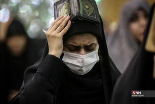 مراسم احیاء شب نوزدهم ماه رمضان در حرم عبدالعظیم حسنی(ع)