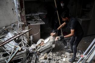 حمله هوایی آمریکایی_اسرائیلی به منازل مسکونی خیابان رحیمی تهران