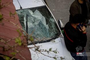 حمله هوایی آمریکایی_اسرائیلی به منازل مسکونی خیابان رحیمی تهران