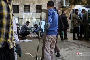 بازدید سخنگو و معاون خدمات شهری شهرداری تهران از روند بازسازی نقاط آسیب دیده