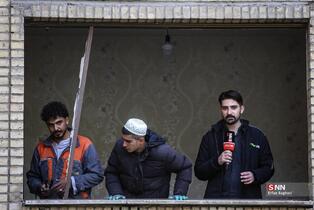 بازدید سخنگو و معاون خدمات شهری شهرداری تهران از روند بازسازی نقاط آسیب دیده