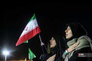 تجمع شبانه مردم در میدان تجریش تهران