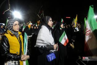 تجمع شبانه مردم در میدان تجریش تهران