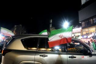 تجمع شبانه مردم در میدان تجریش تهران