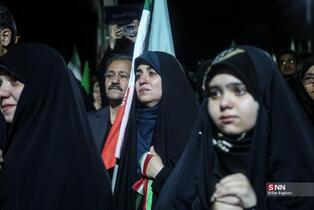 تجمع شبانه مردم در میدان تجریش تهران