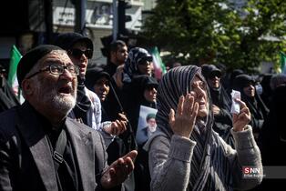 عزاداری مردم تهران در روز اربعین رهبر شهید انقلاب اسلامی(2)
