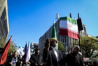 عزاداری مردم تهران در روز اربعین رهبر شهید انقلاب اسلامی(2)