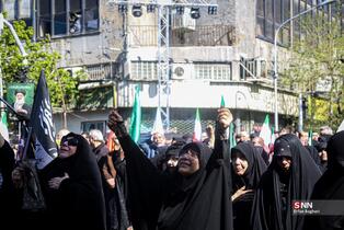 عزاداری مردم تهران در روز اربعین رهبر شهید انقلاب اسلامی(2)