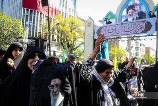 عزاداری مردم تهران در روز اربعین رهبر شهید انقلاب اسلامی(2)