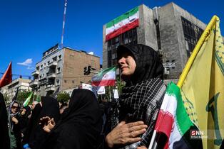 عزاداری مردم تهران در روز اربعین رهبر شهید انقلاب اسلامی(2)