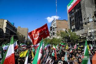 عزاداری مردم تهران در روز اربعین رهبر شهید انقلاب اسلامی(2)