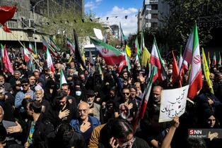 عزاداری مردم تهران در روز اربعین رهبر شهید انقلاب اسلامی(2)