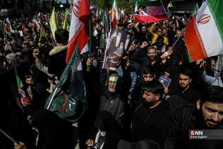 عزاداری مردم تهران در روز اربعین رهبر شهید انقلاب اسلامی(2)