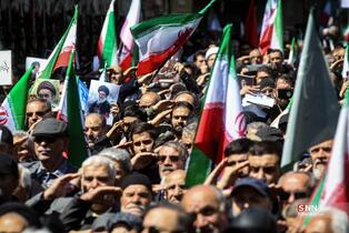 عزاداری مردم تهران در روز اربعین رهبر شهید انقلاب اسلامی(2)