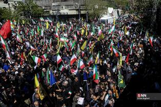 عزاداری مردم تهران در روز اربعین رهبر شهید انقلاب اسلامی(2)