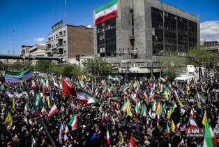 عزاداری مردم تهران در روز اربعین رهبر شهید انقلاب اسلامی(2)