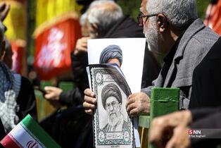 عزاداری مردم تهران در روز اربعین رهبر شهید انقلاب اسلامی(2)