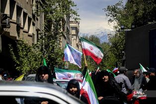 عزاداری مردم تهران در روز اربعین رهبر شهید انقلاب اسلامی(2)