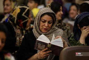 مراسم بزرگداشت شهادت رهبر انقلاب اسلامی توسط جامعه کلیمیان در کنیسه یوسف آباد