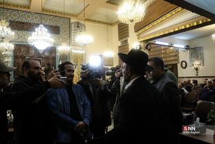 مراسم بزرگداشت شهادت رهبر انقلاب اسلامی توسط جامعه کلیمیان در کنیسه یوسف آباد