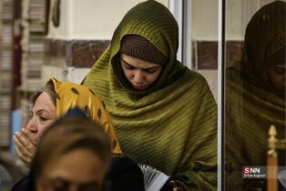 مراسم بزرگداشت شهادت رهبر انقلاب اسلامی توسط جامعه کلیمیان در کنیسه یوسف آباد