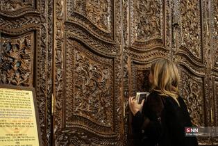 مراسم بزرگداشت شهادت رهبر انقلاب اسلامی توسط جامعه کلیمیان در کنیسه یوسف آباد