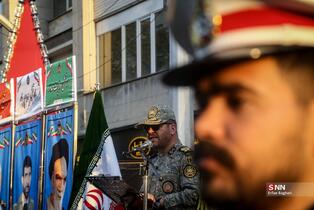 مراسم رژه موتور سواران به مناسبت 29 روز ارتش جمهوری اسلامی