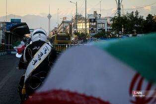 مراسم رژه موتور سواران به مناسبت 29 روز ارتش جمهوری اسلامی