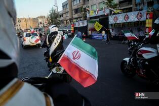 مراسم رژه موتور سواران به مناسبت 29 روز ارتش جمهوری اسلامی