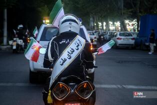 مراسم رژه موتور سواران به مناسبت 29 روز ارتش جمهوری اسلامی