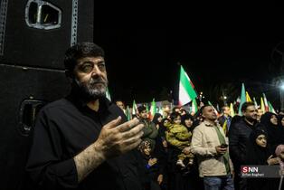 تجمع شبانه مردم مردم تهران در میدان ونک